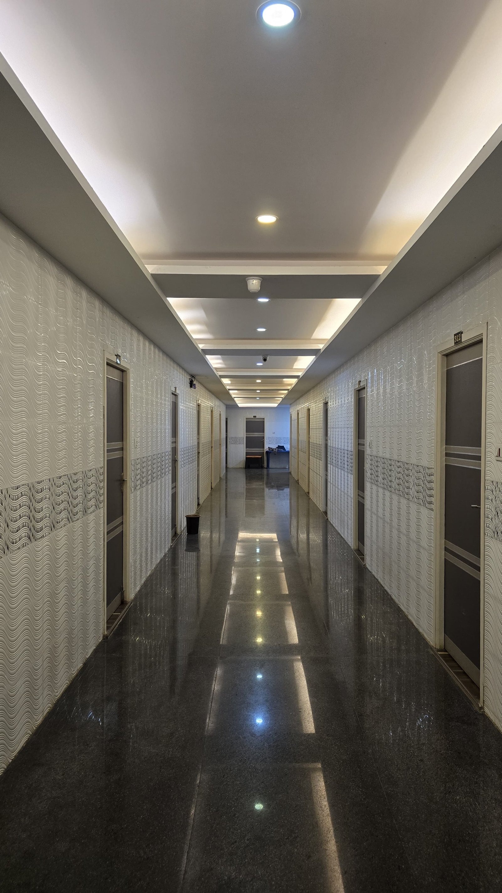 Guest room corridor